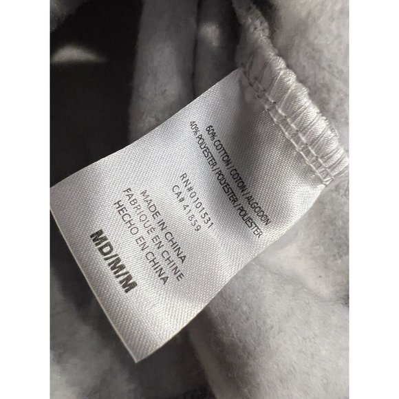 Juniors Size Medium Paul Frank Sock Monkey Gray Sweatshirt Round Neck - Picture 8 of 8